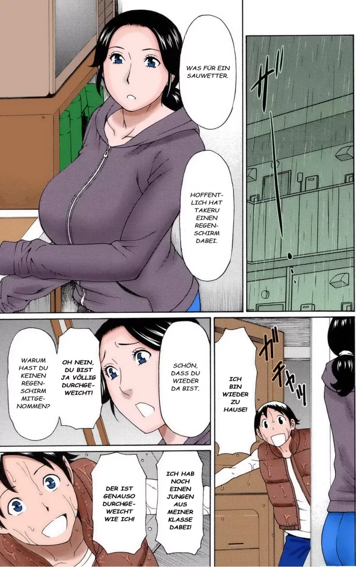 [Takasugi Kou] Ame no Hi no Gogo (Ureta Karada no Hatsujouki) [German] [Centurion2] [Colorized] [Decensored]