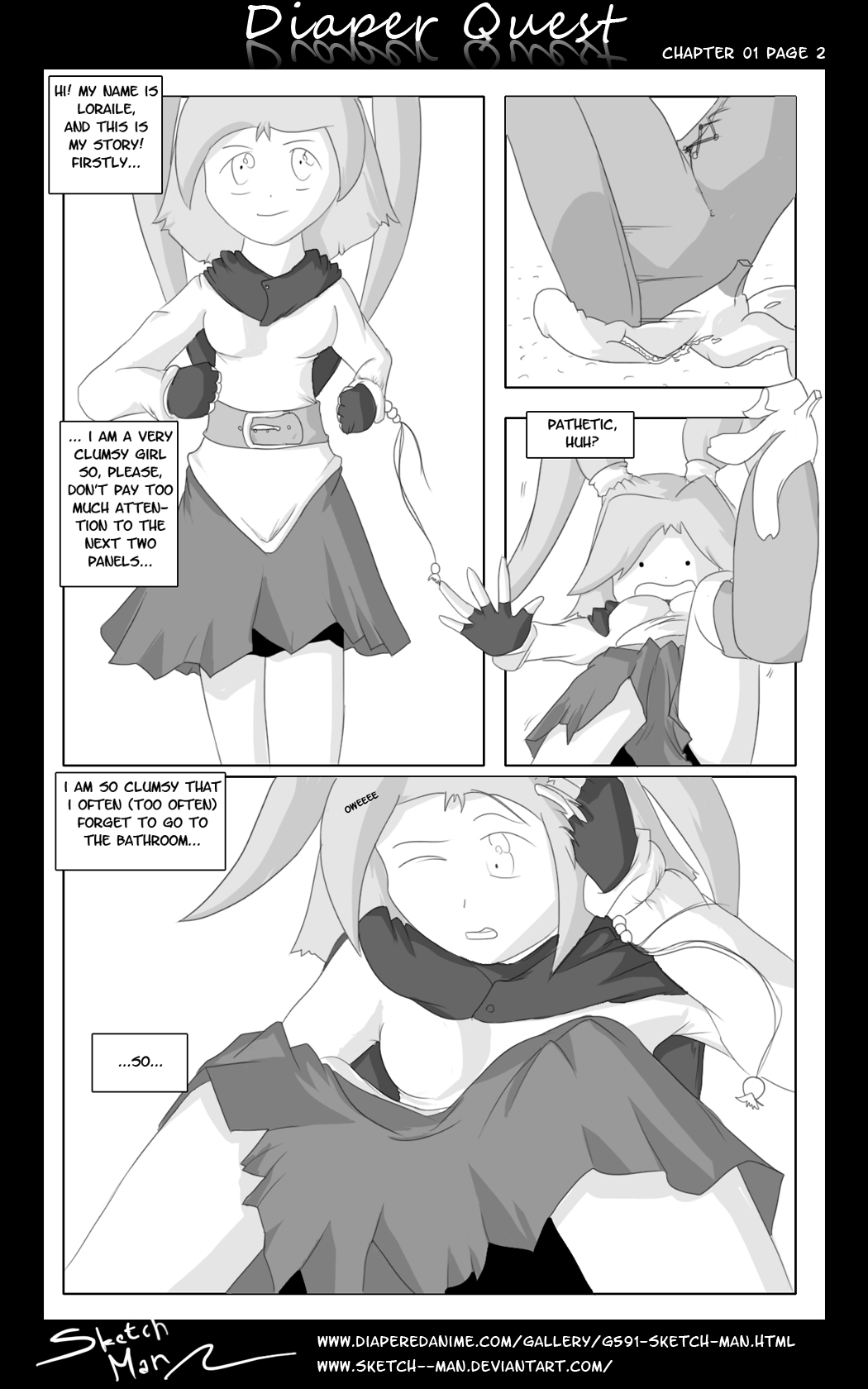 Sketch Man's Diaper Quest Complete - Page 2