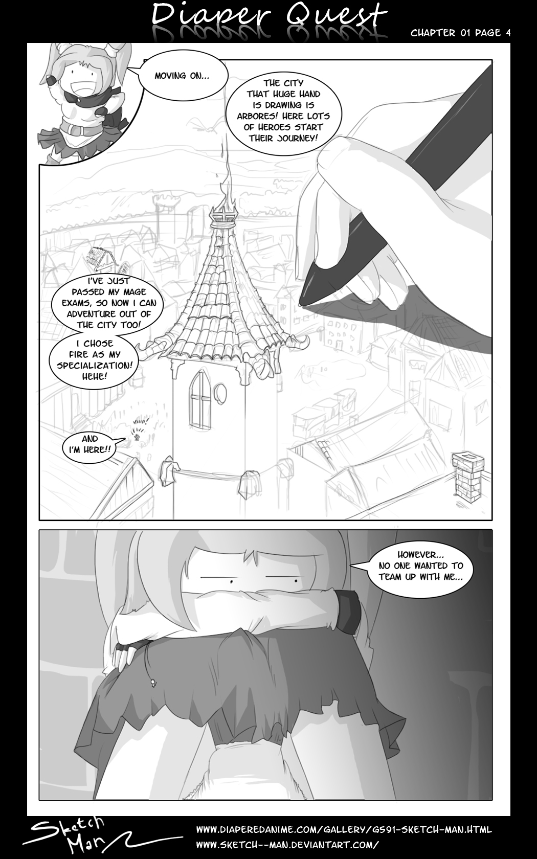 Sketch Man's Diaper Quest Complete - Page 4