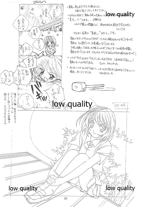 Flutter of birds 線画集 - Page 38
