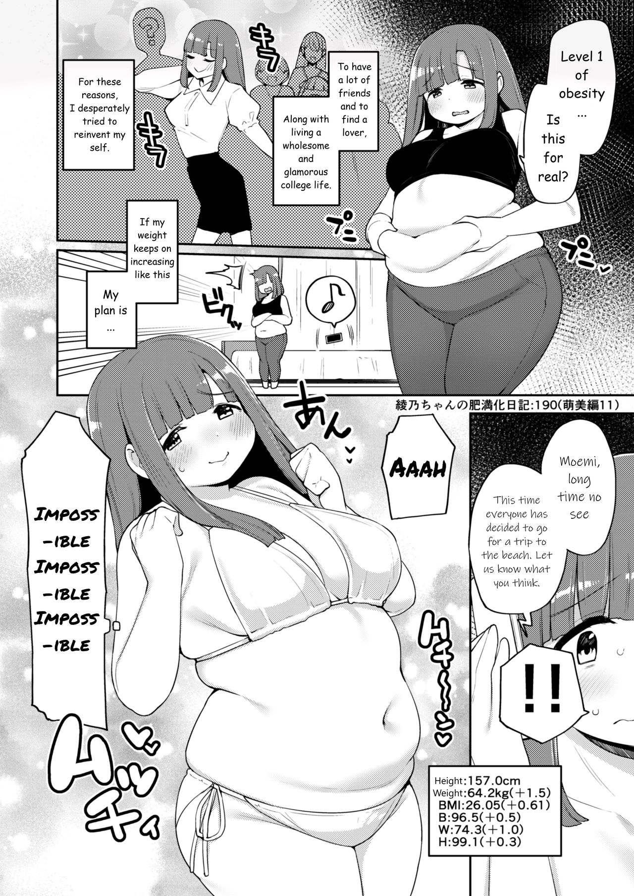 Ayano's Weight Gain Diary - Page 190