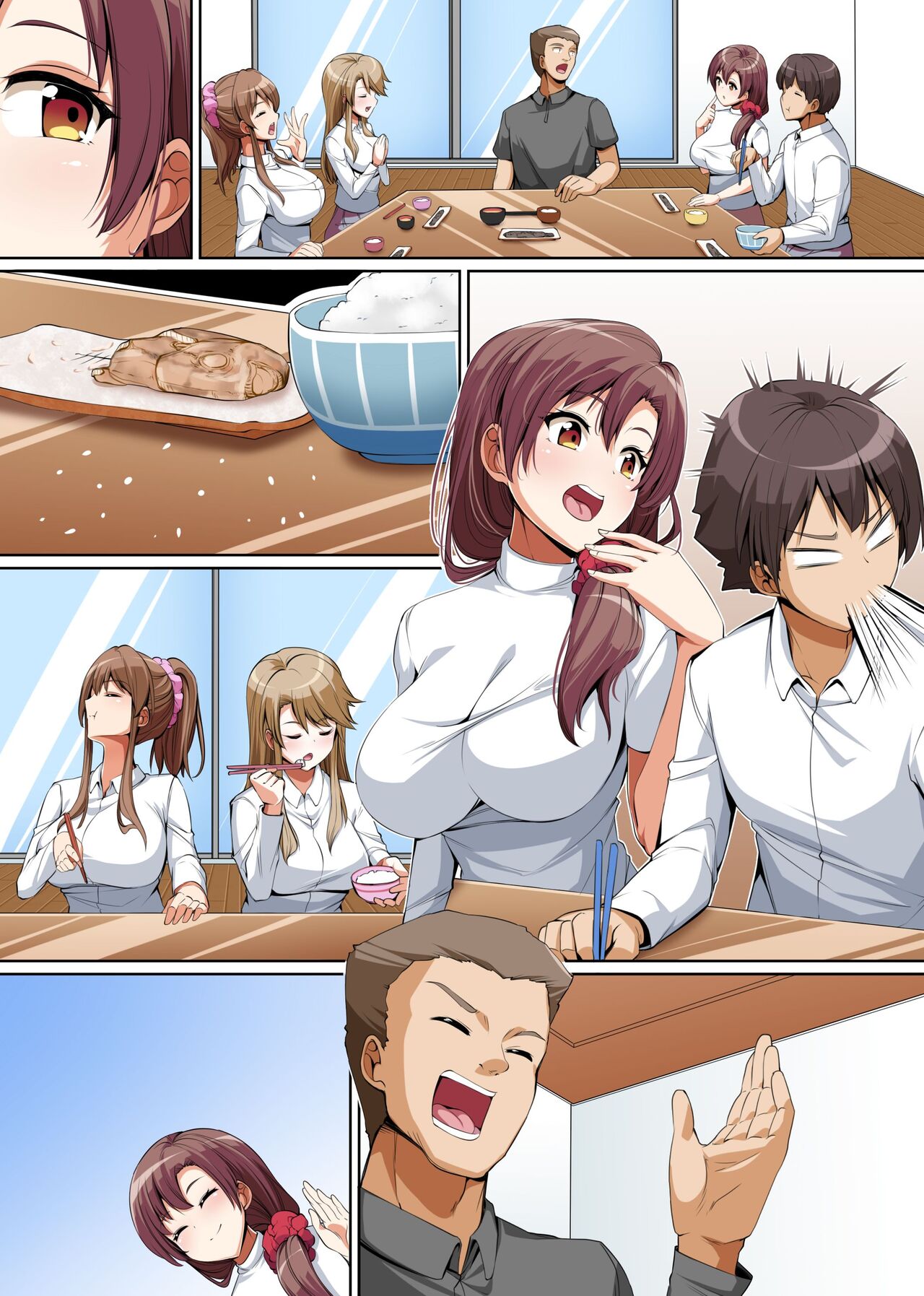 義姉妹丼で脱童貞！？2 うちの義姉妹と義母が毎日俺のアレを狙ってくるっ！！ - Page 32