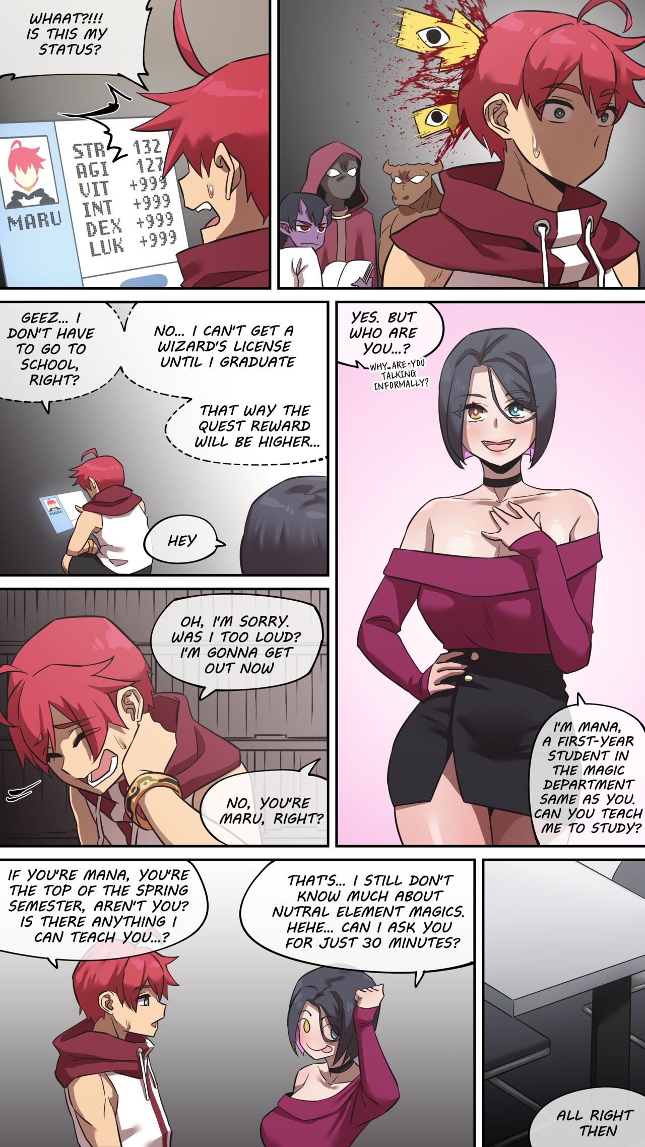 Maru H 04 Mana The Apprentice Witch - Page 9