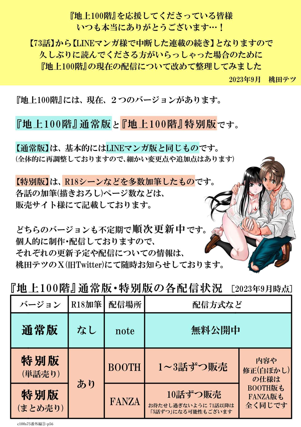『地上100階』 特別版 番外編「絹代その後3」 - Page 54