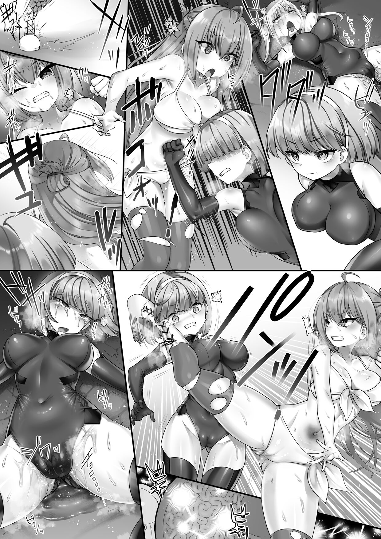 女戦闘員VSヒロイン! 全員失神失禁 - Page 23