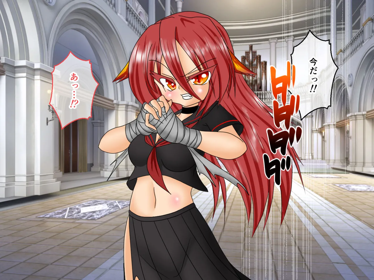 風紀剣士アサギ CGノベル版 前編 ~セクハラ攻撃なんかに屈しない!白濁まみれの大冒険!?~ - Page 77