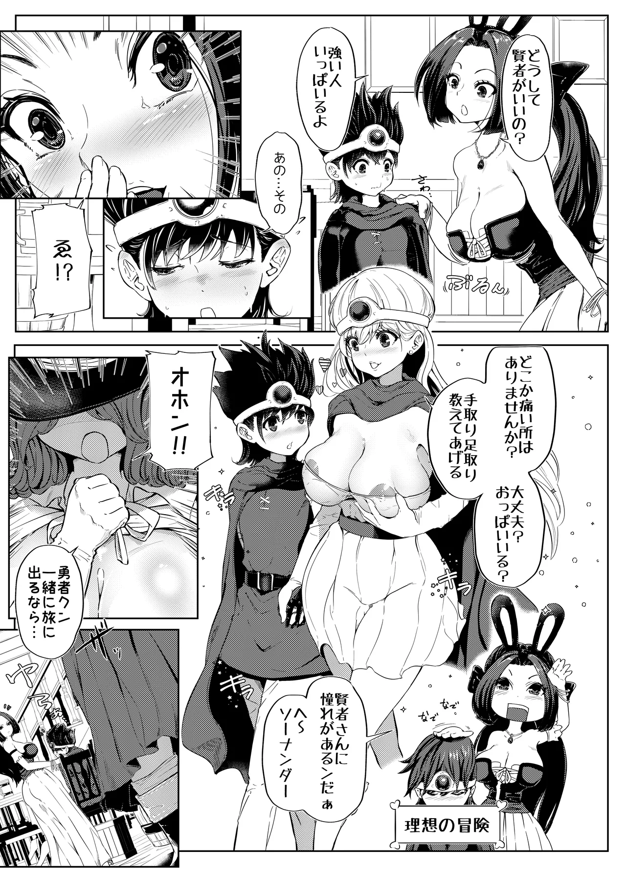 DQ3でHな仲間たち ずっと賢者タイム - Page 5