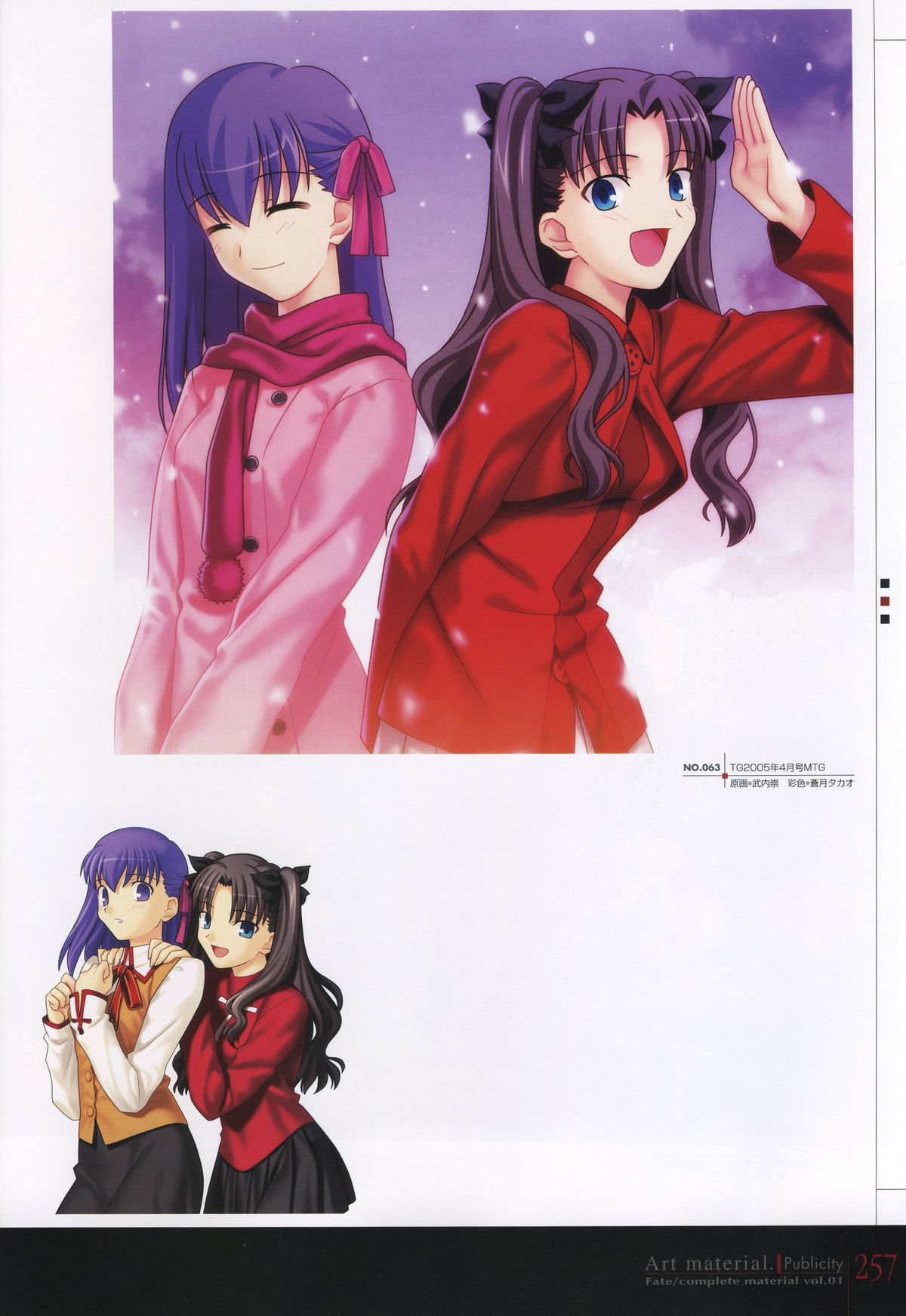 Fate/complete material I - Art material. - Page 262