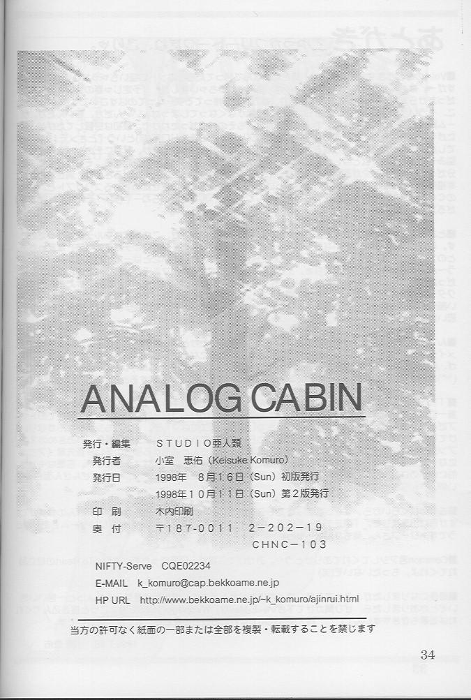 Analog Cabin - Page 34
