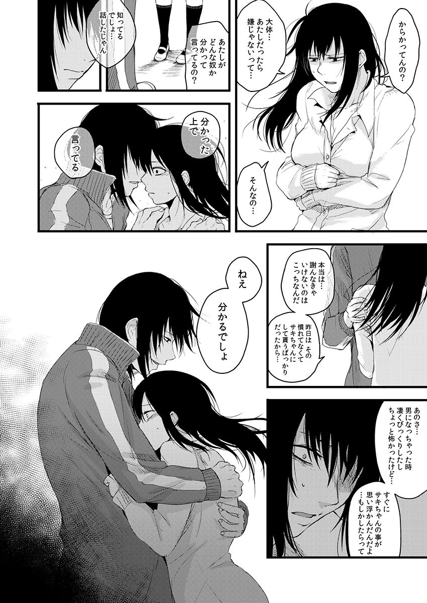 サキとミカ～セックス依存症の親友と男性化した私 1-4 - Page 66