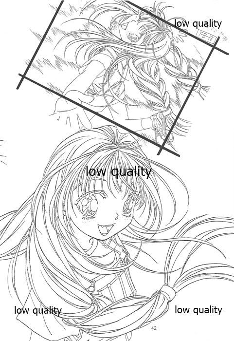 Flutter of birds 線画集 - Page 41