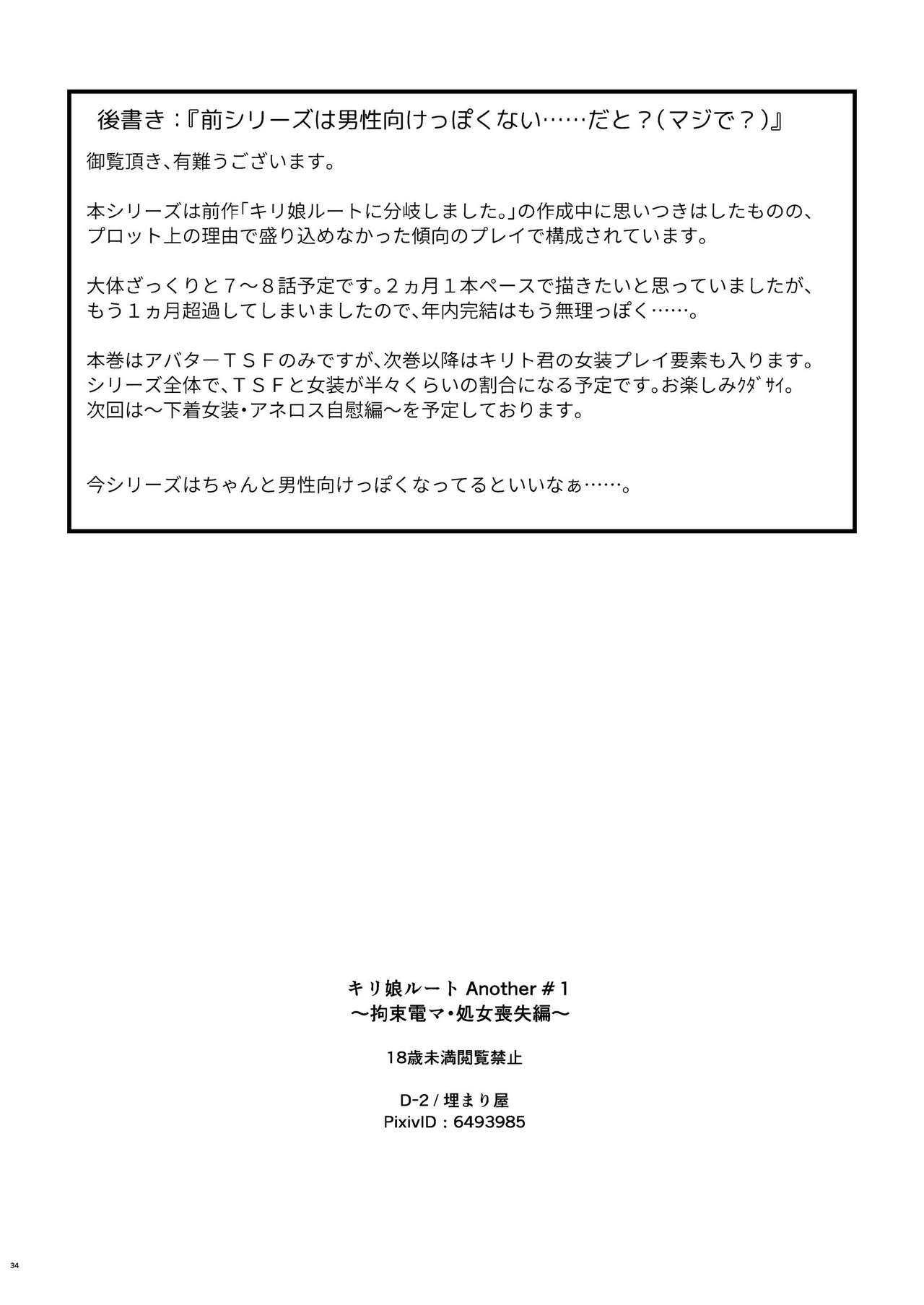Kiriko Route Another A Part Set - Page 33