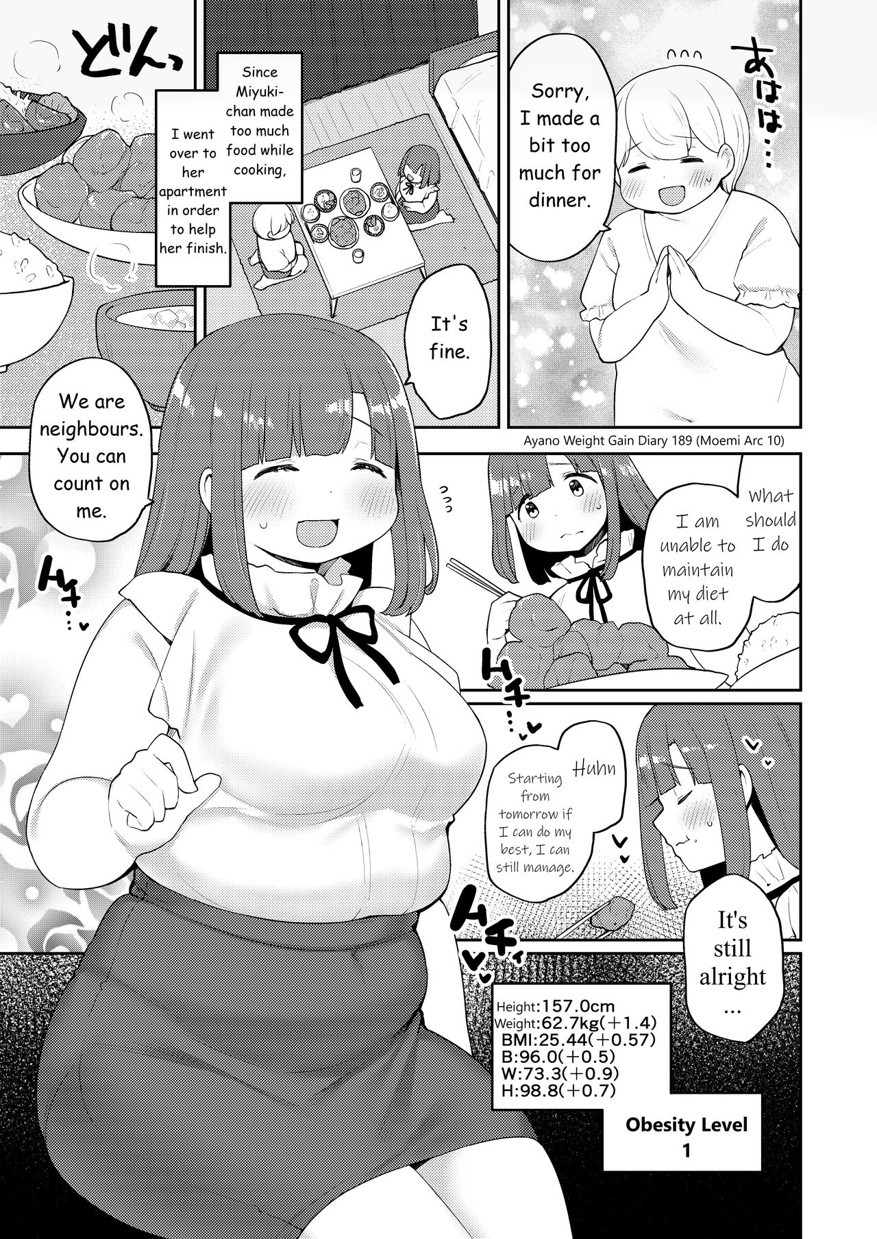 Ayano's Weight Gain Diary - Page 189