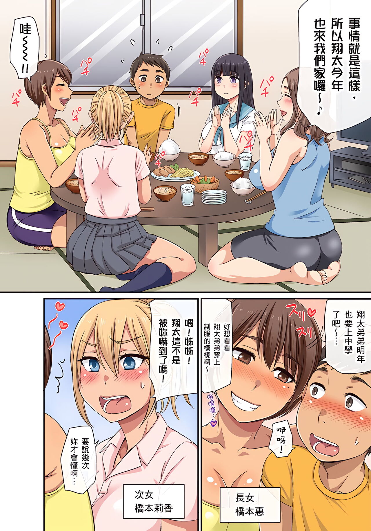 翔太弟弟壞壞的色情整人方法〈假冒身分篇〉把巨乳三姊妹+寡婦弄得黏糊糊 1-6話 - Page 37