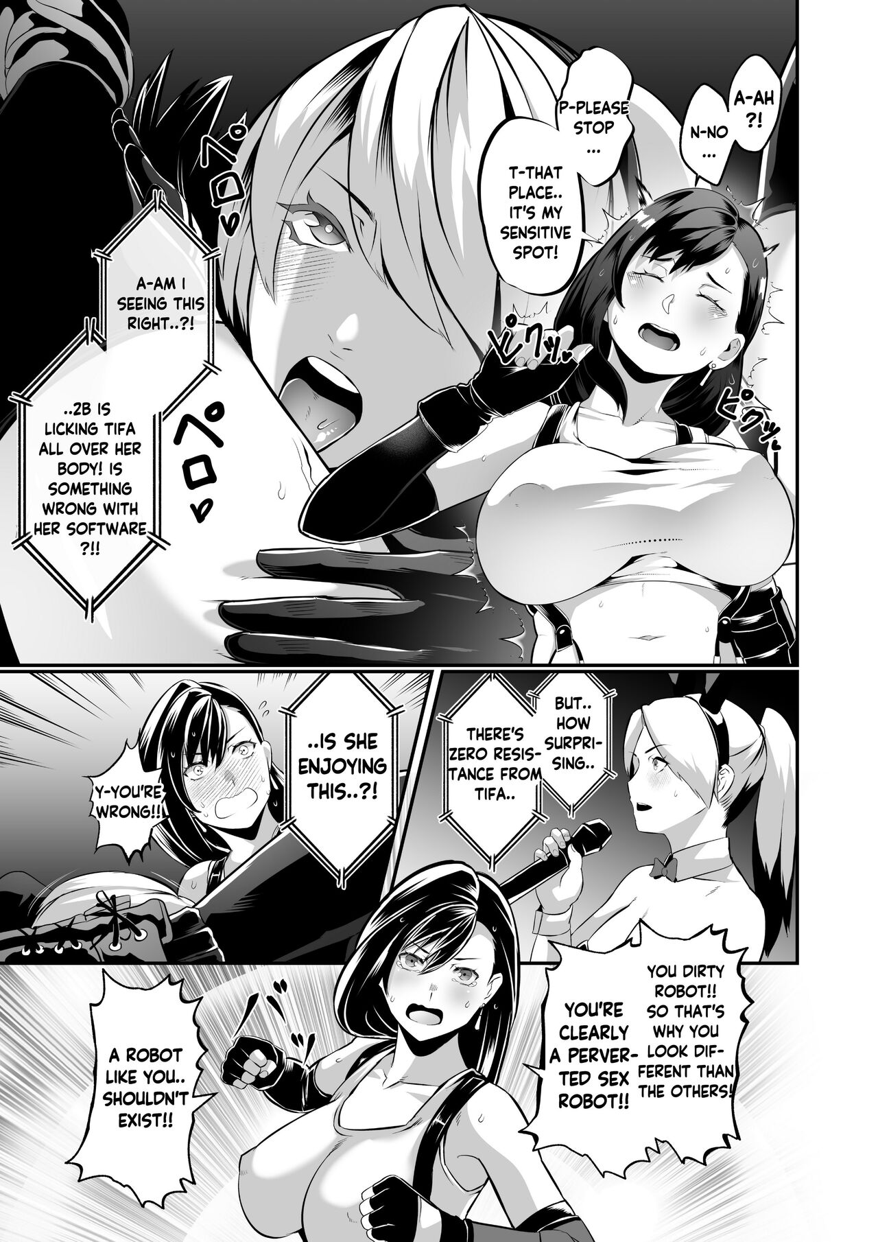 Square off! 2B vs Tifa - Page 20