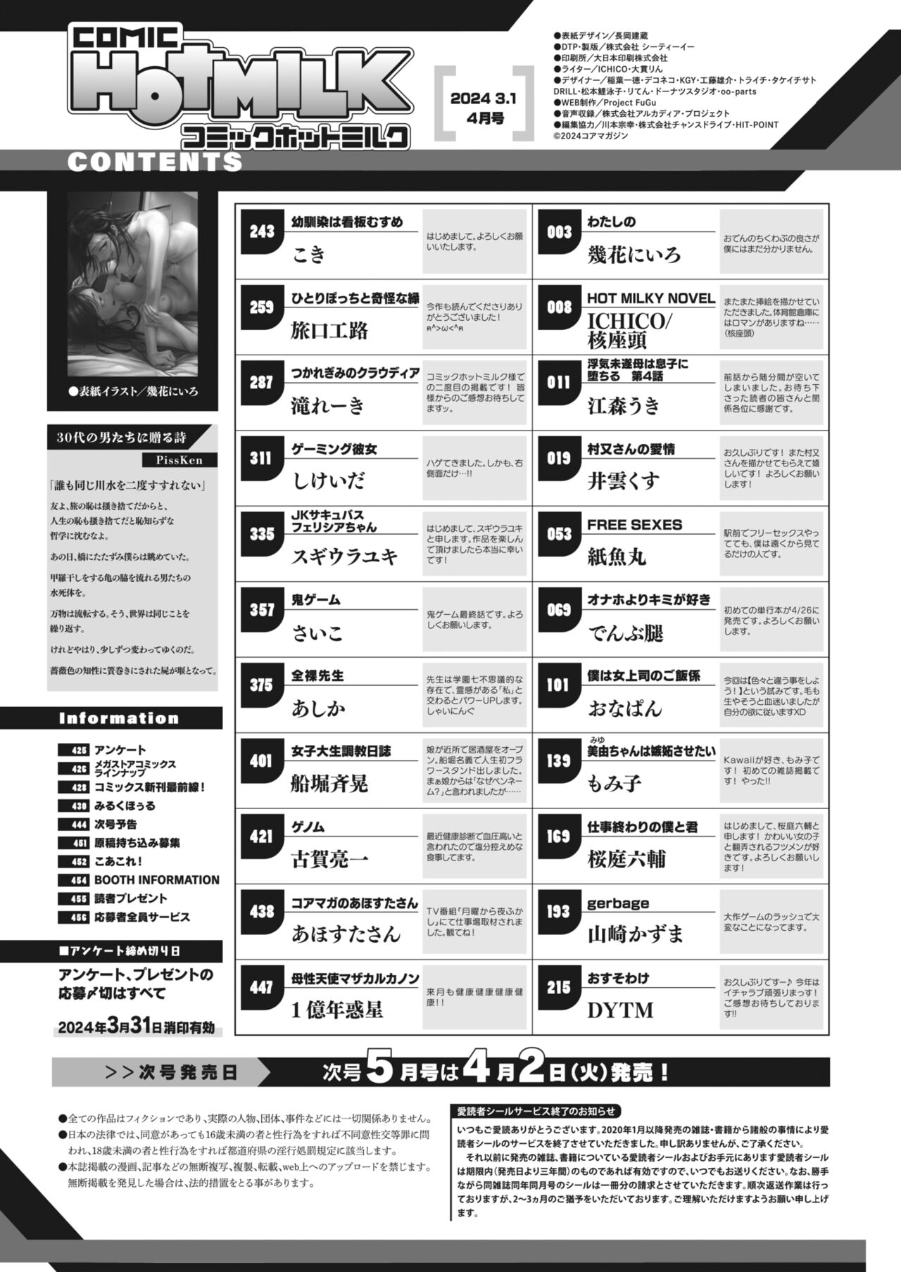 COMIC HOTMILK 2024-04 - Page 2