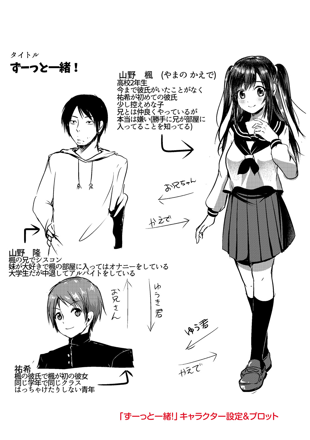 Kowashite Asobo + DLsite Gentei Chara Settei & Plot - Page 214