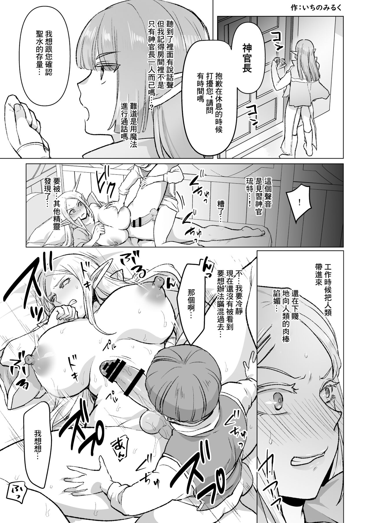 悪いエルフ♂を魔法でシーメールにして改心させる話 - Page 24