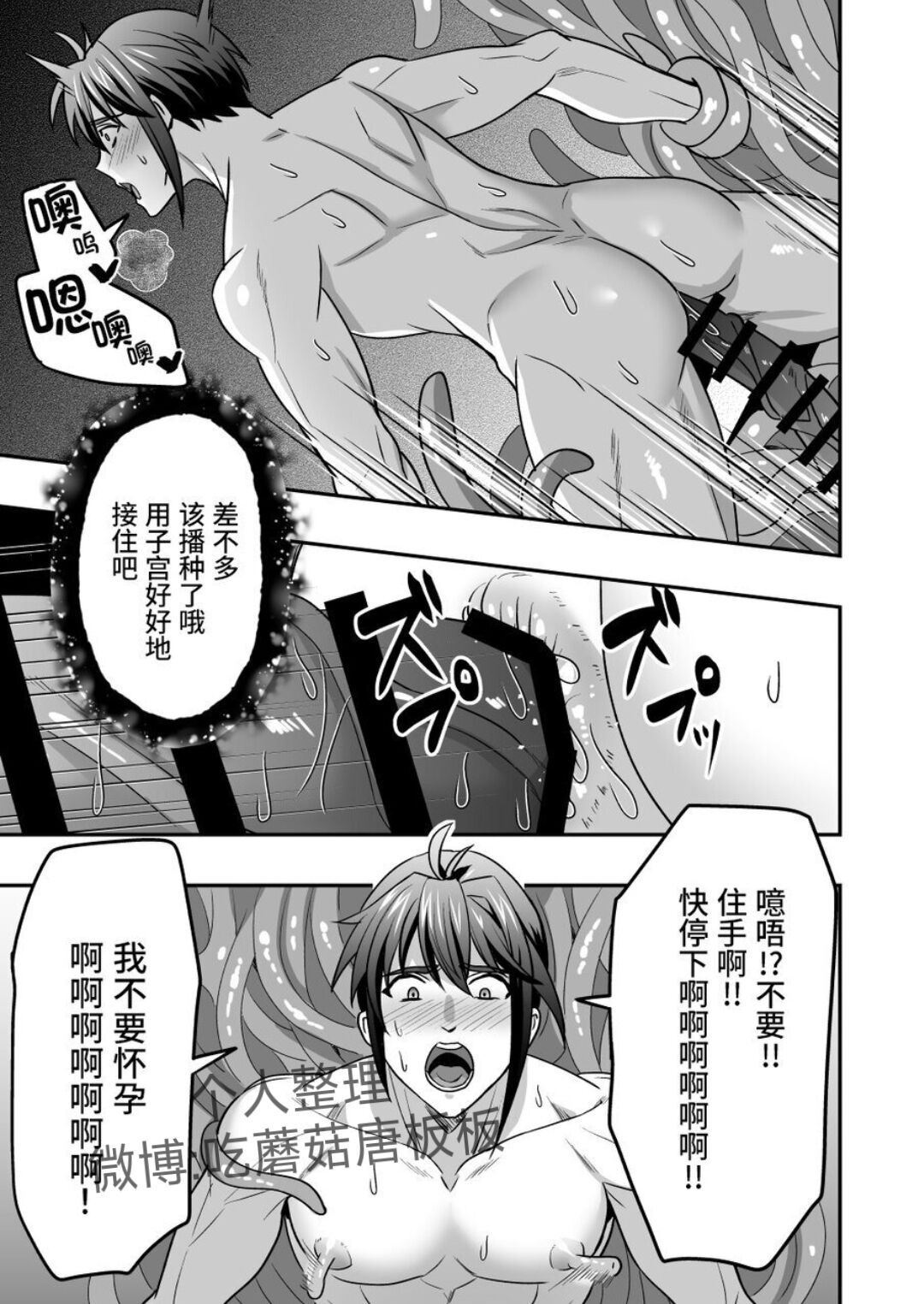 【シエスタドール(みーた）】斬魔忍騎ツルギIF1.5 触手苗床化調教編【chinese】 - Page 20
