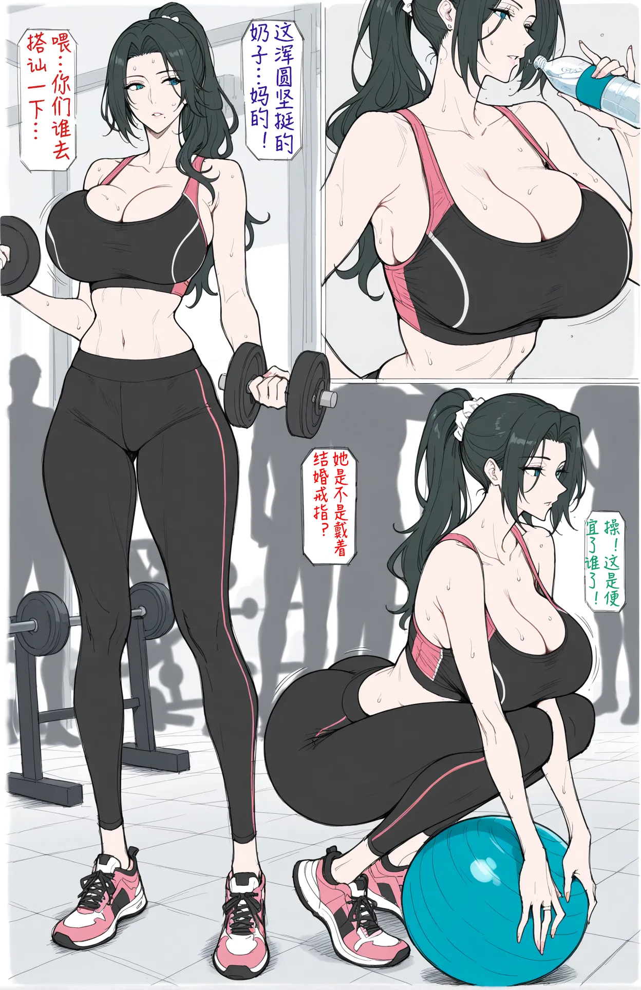 NTR的七日游戏#3椎名诗织的健身房一日 - Page 8