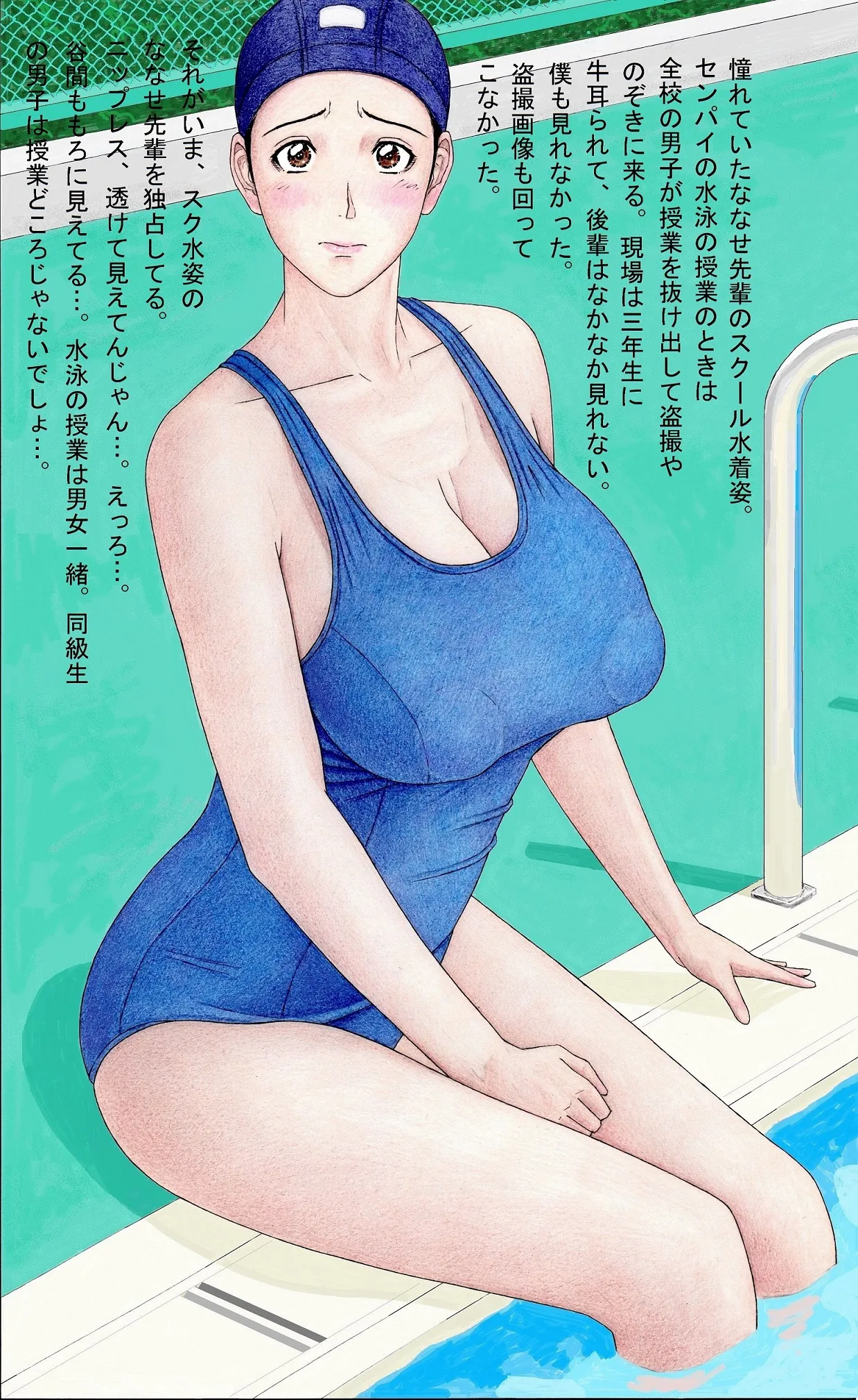 ななせ先輩の日常〜スク水編〜 - Page 1