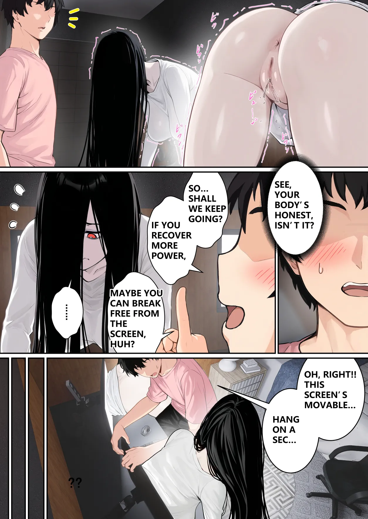 Regarding Sadako Getting Stuck On A Computer Screen - Page 29