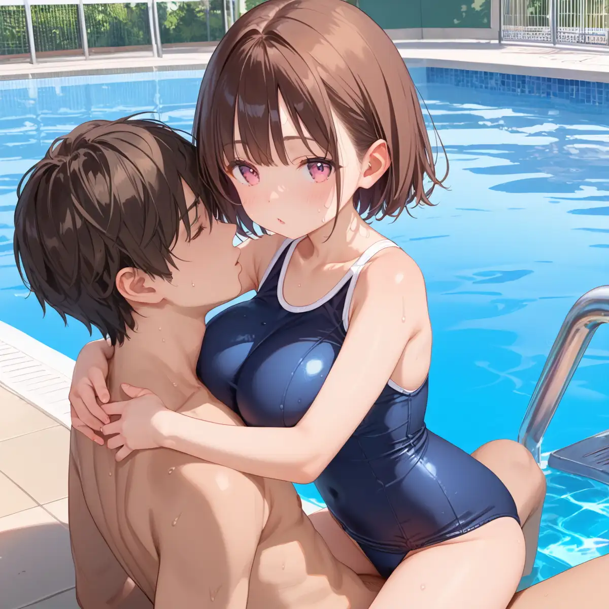泳ぐよりエッチしよ？8〜水泳部はエチエチすぎる〜【厳選CG200枚収録】 - Page 163