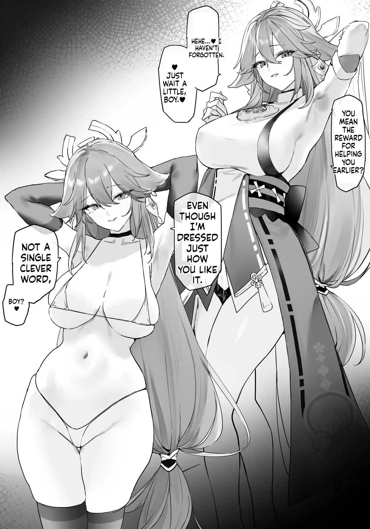 Flirting with Yae Miko - Page 1