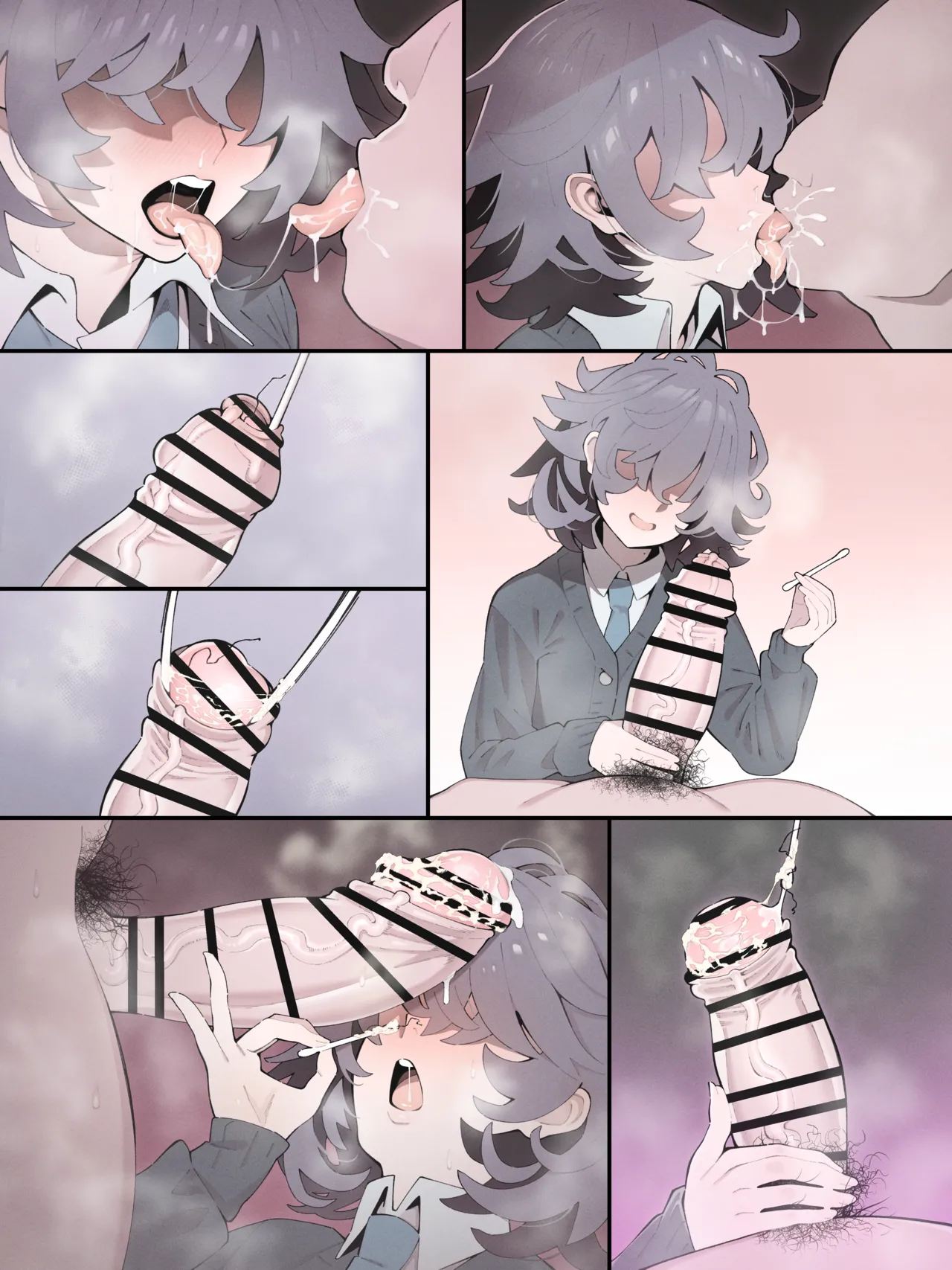 メカクレ義妹の朋子ちゃんでチンカス綿棒 - Page 3