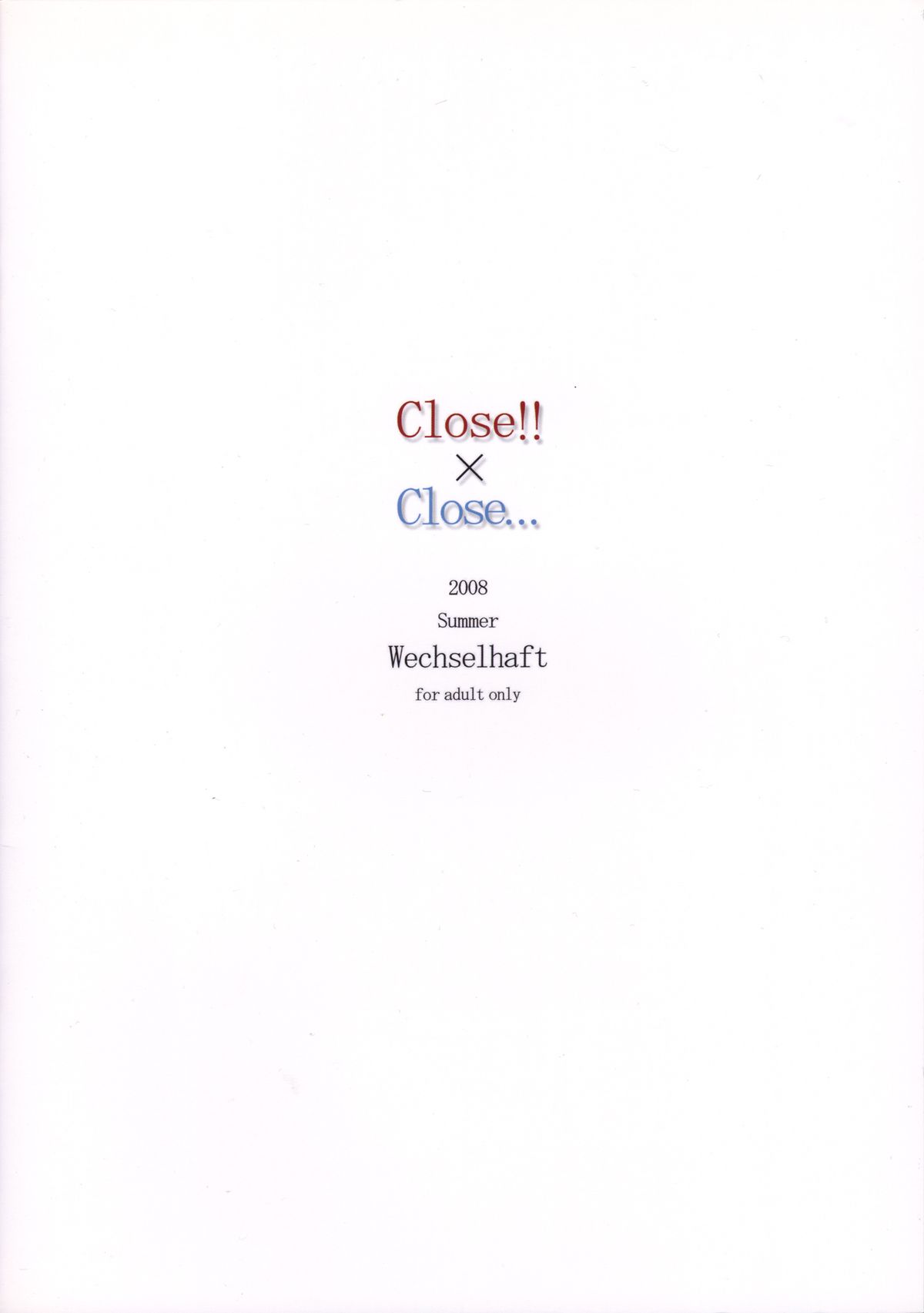 Close!! x Close... - Page 22