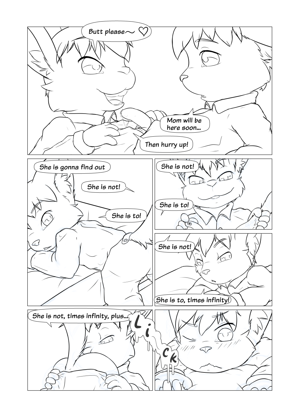Hitsunekun - WIP Comic - Page 9