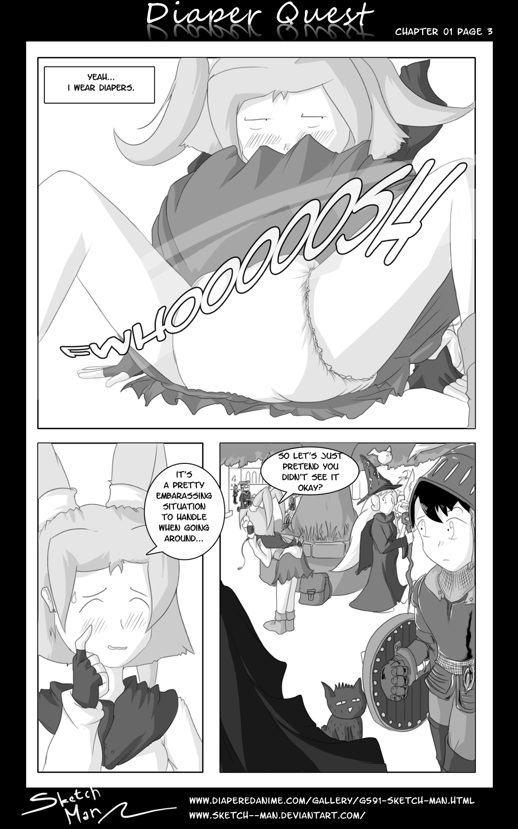 Sketch Man's Diaper Quest Complete - Page 3