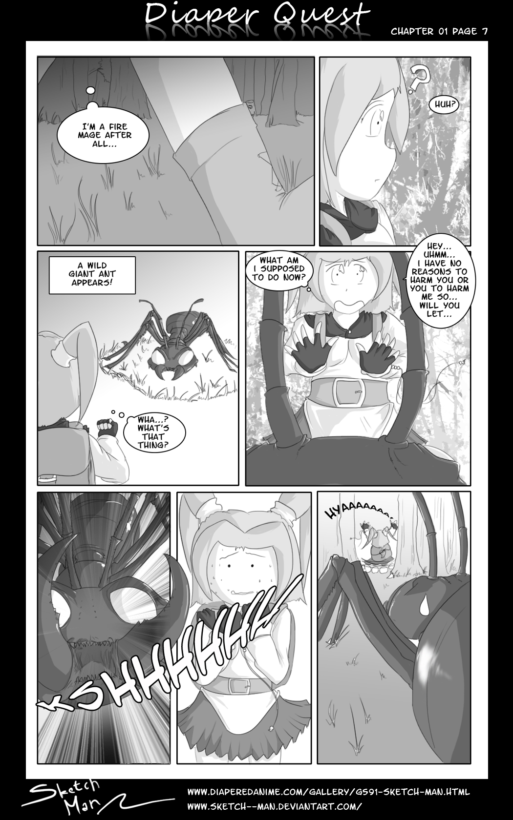 Sketch Man's Diaper Quest Complete - Page 7