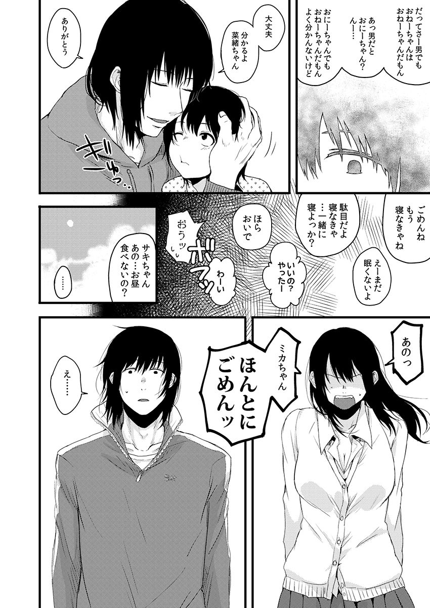 サキとミカ～セックス依存症の親友と男性化した私 1-4 - Page 64