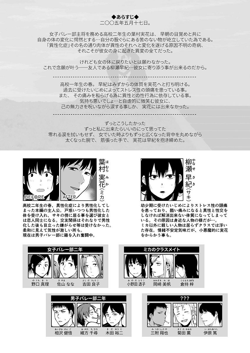 サキとミカ～セックス依存症の親友と男性化した私 1-4 - Page 81