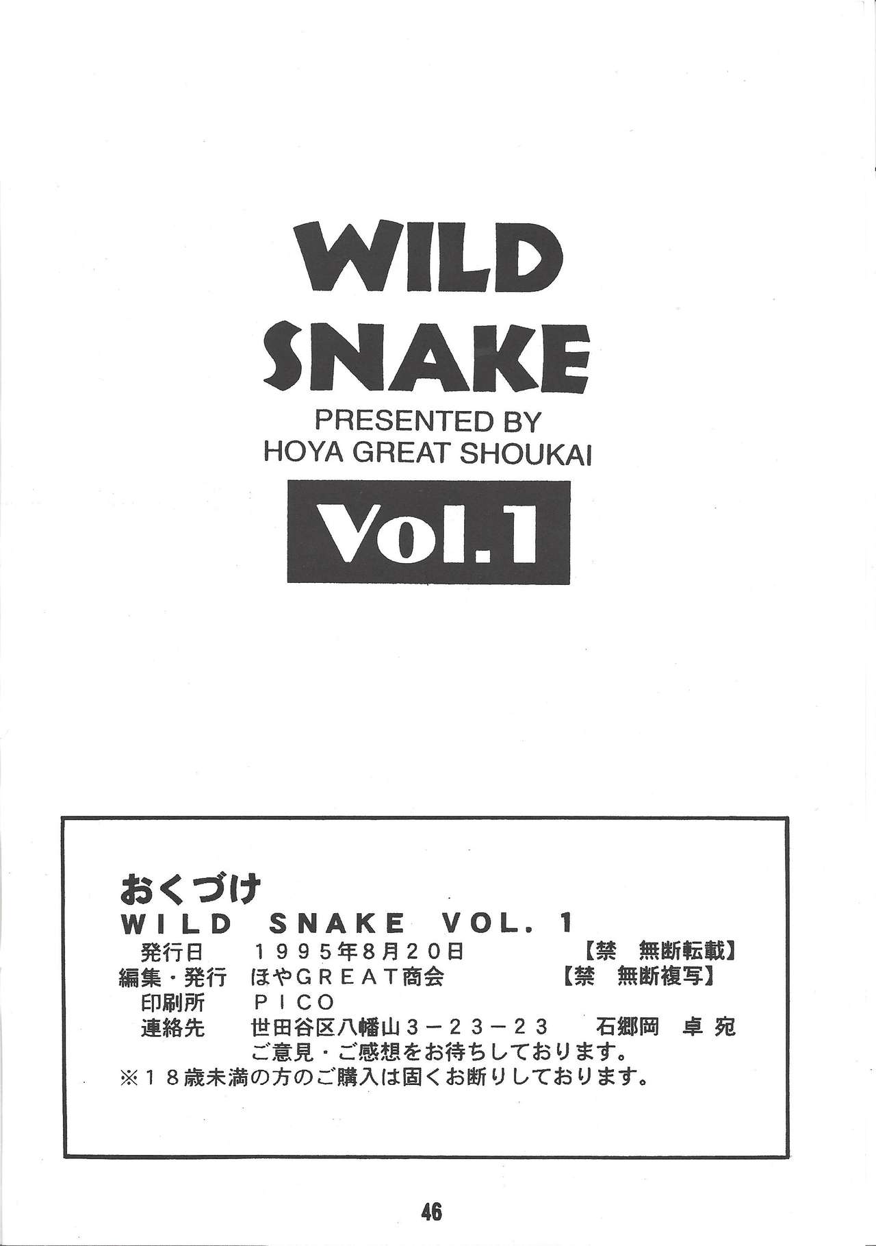 WILD SNAKE Vol.1 - Page 45