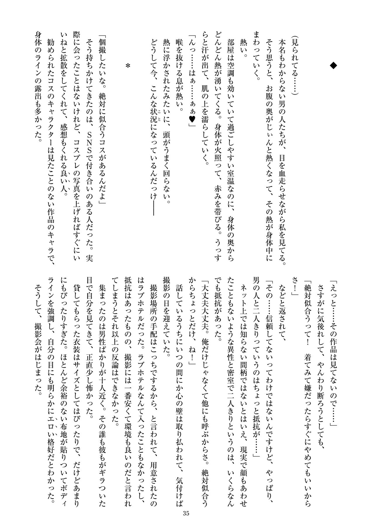 ミリしらコスプレ合同誌～原作は1ミリも知らないけどコスプレさせてみた～ - Page 37