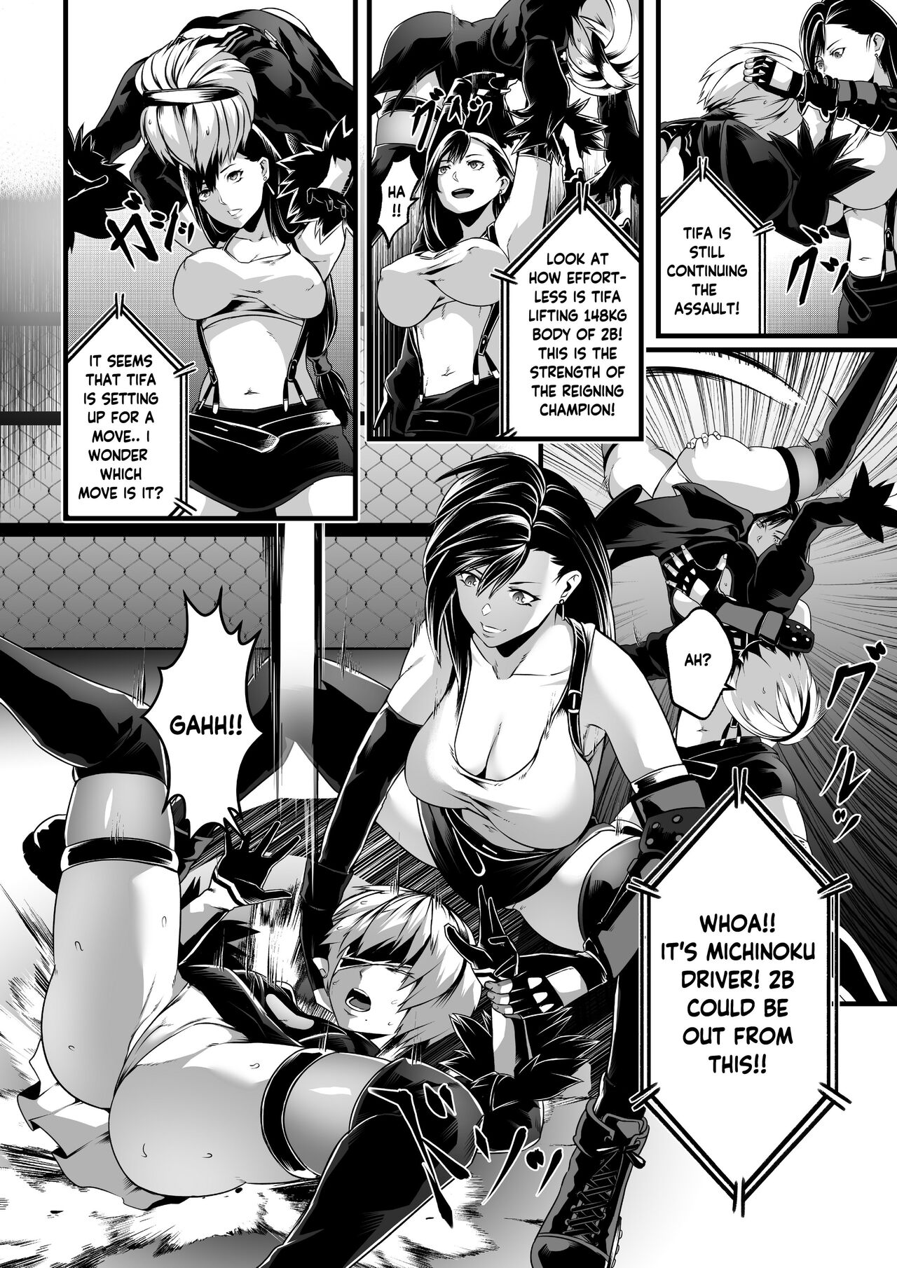 Square off! 2B vs Tifa - Page 13