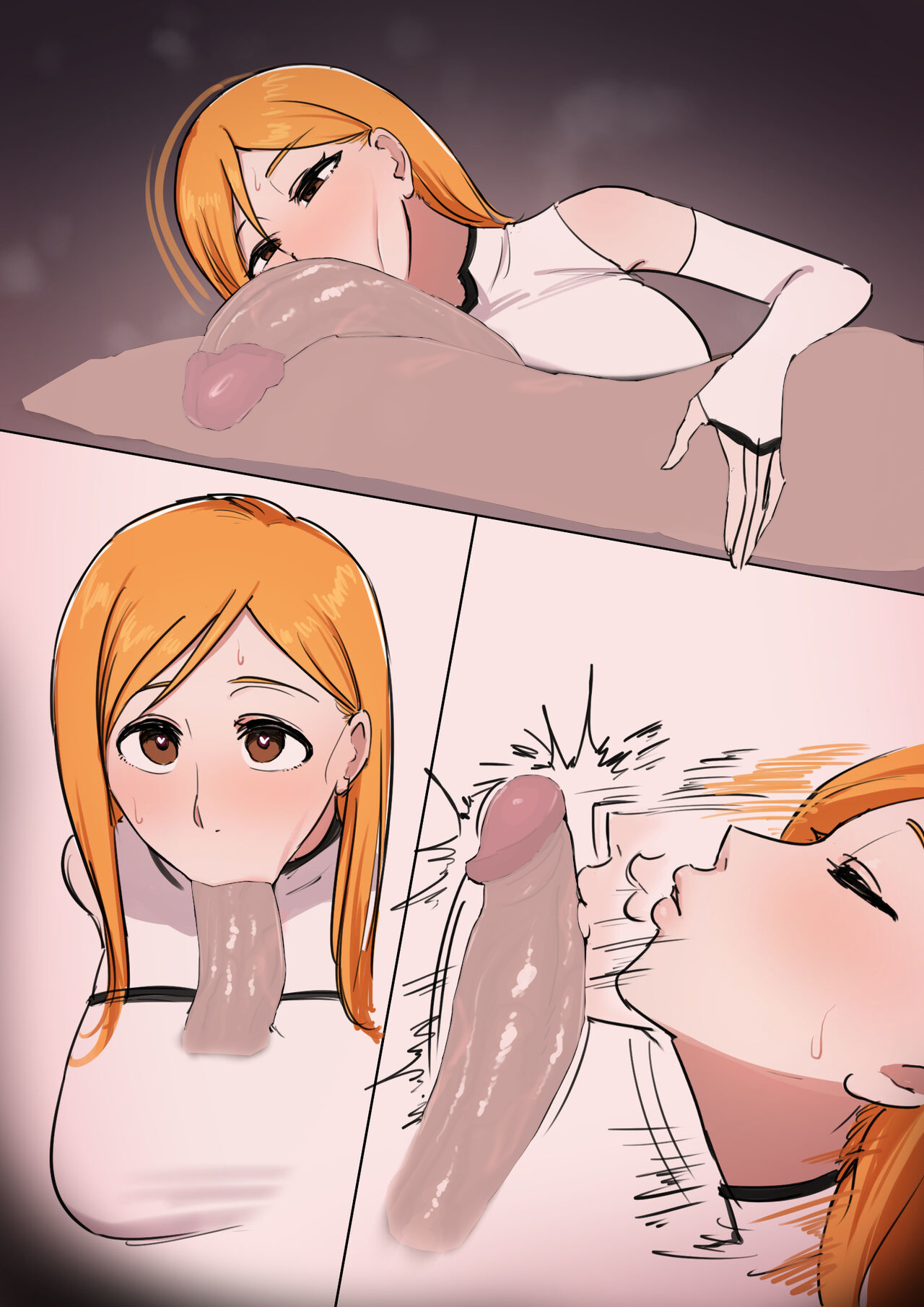 Orihime suck slave - Page 12