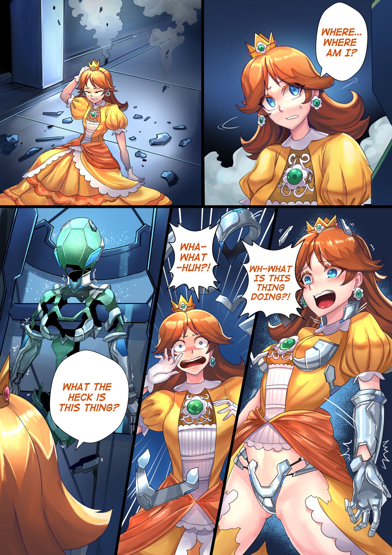 Machine Princess Daisy and Peach - Page 1