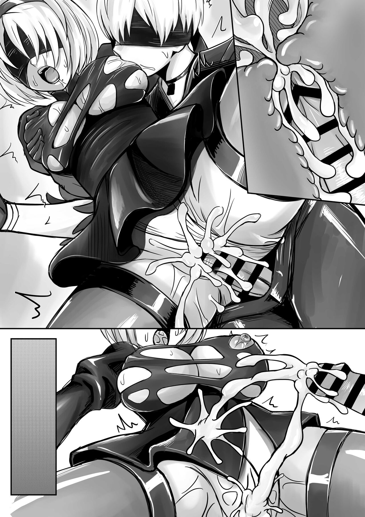 2B, 9S kara Hacking o Ukeru - Page 12
