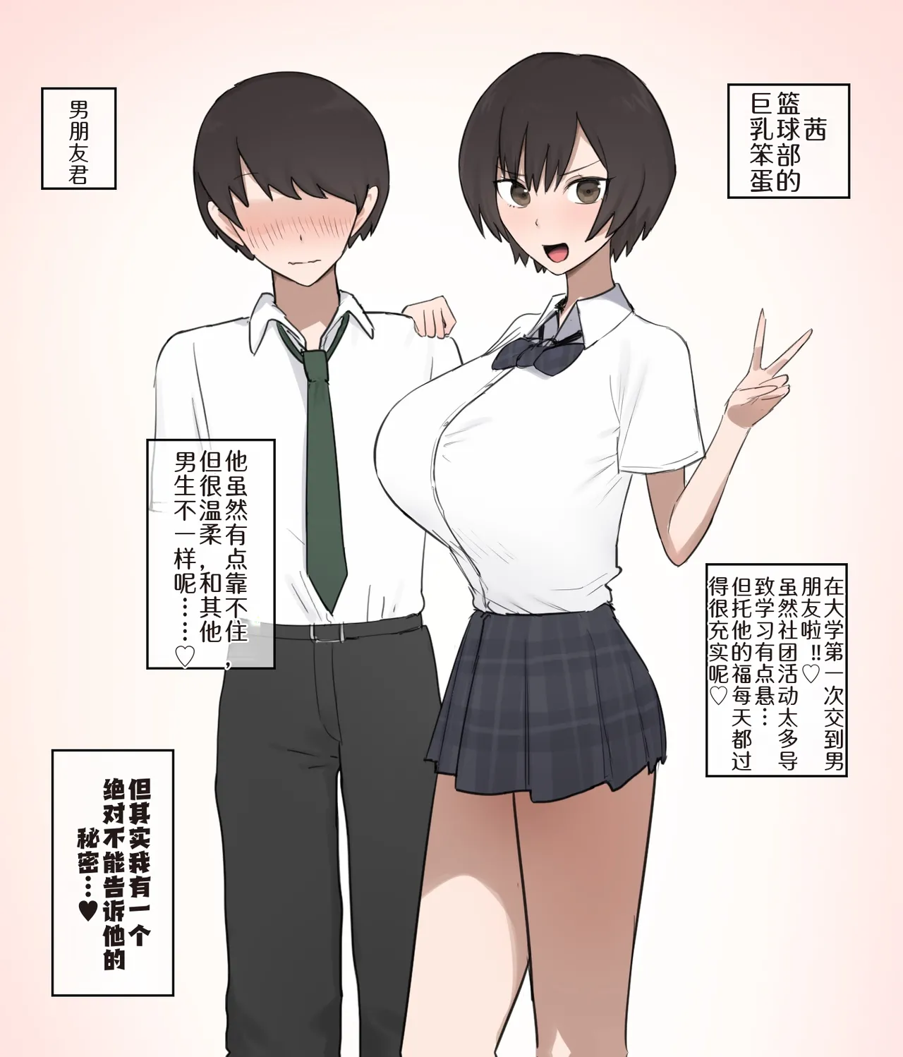 【6ページ】短编オリジナル漫画【BCS个人机翻润色汉化】 - Page 1