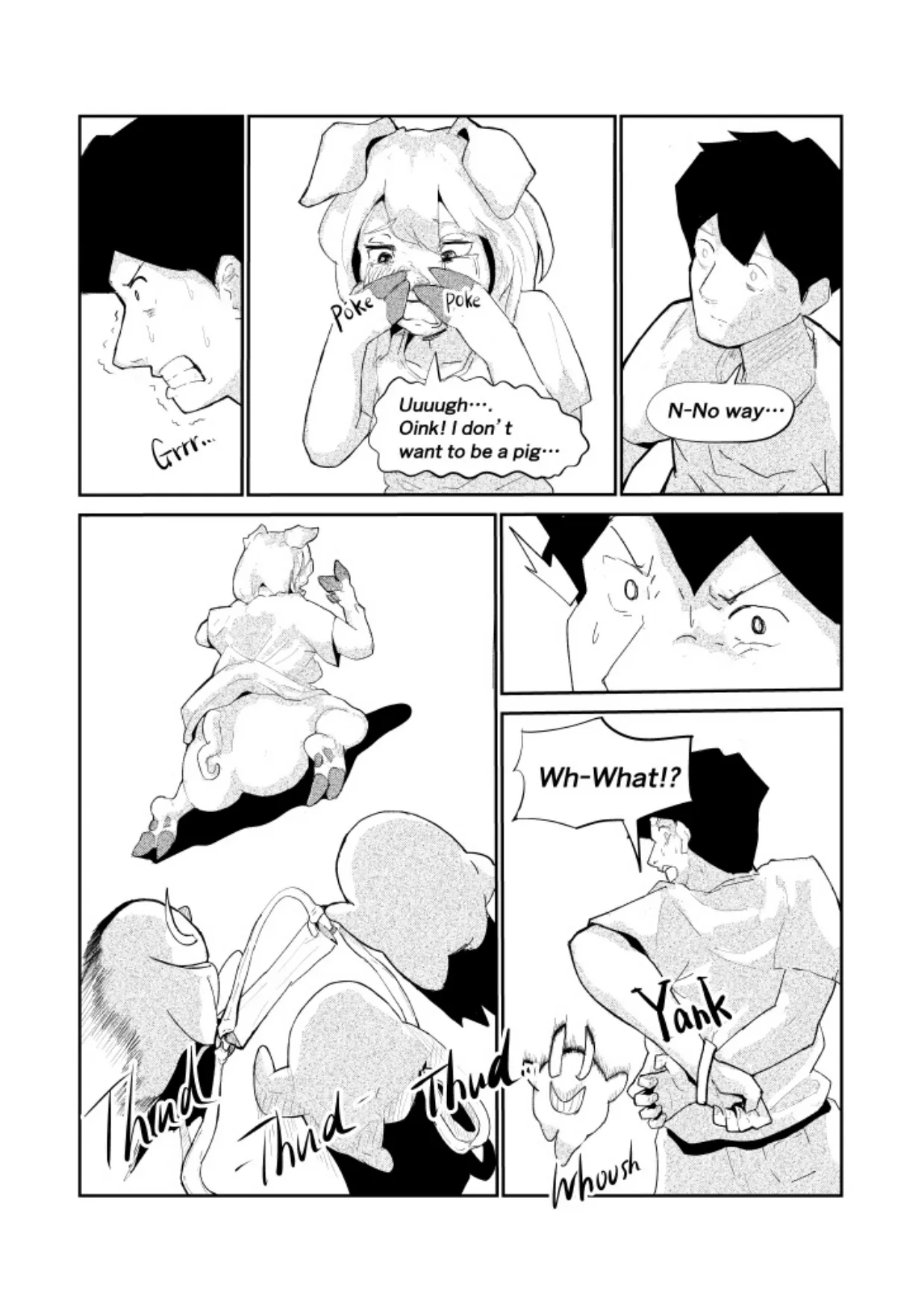 R-18 豚化「キミは今日から豚魔族 第2話」英語版含む - Page 23