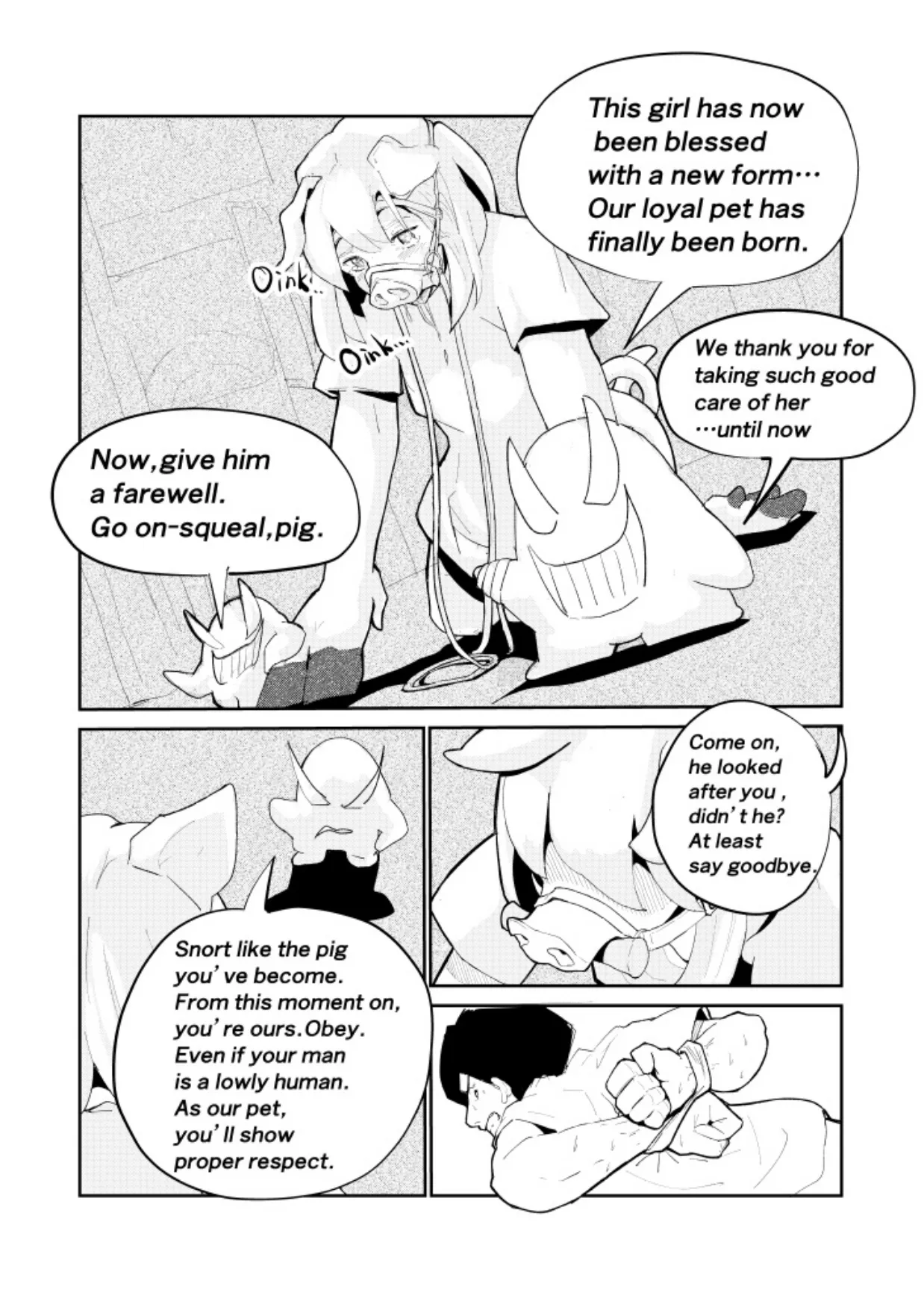 R-18 豚化「キミは今日から豚魔族 第2話」英語版含む - Page 25
