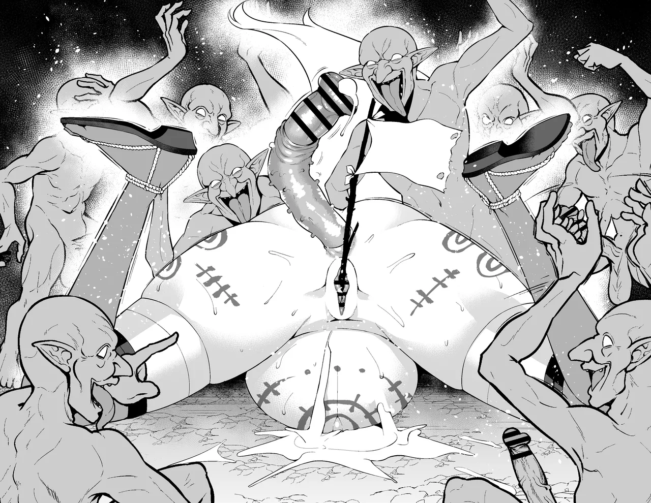 狐鳴紺子郎、ゴブリン退治任務を思い出す…❤ - Page 44