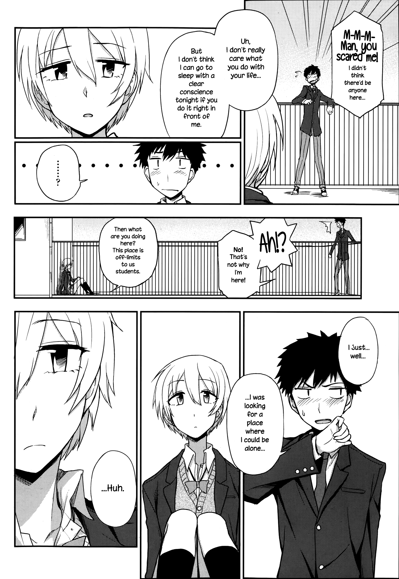 Okujou School Date | Rooftop School Date - Page 4