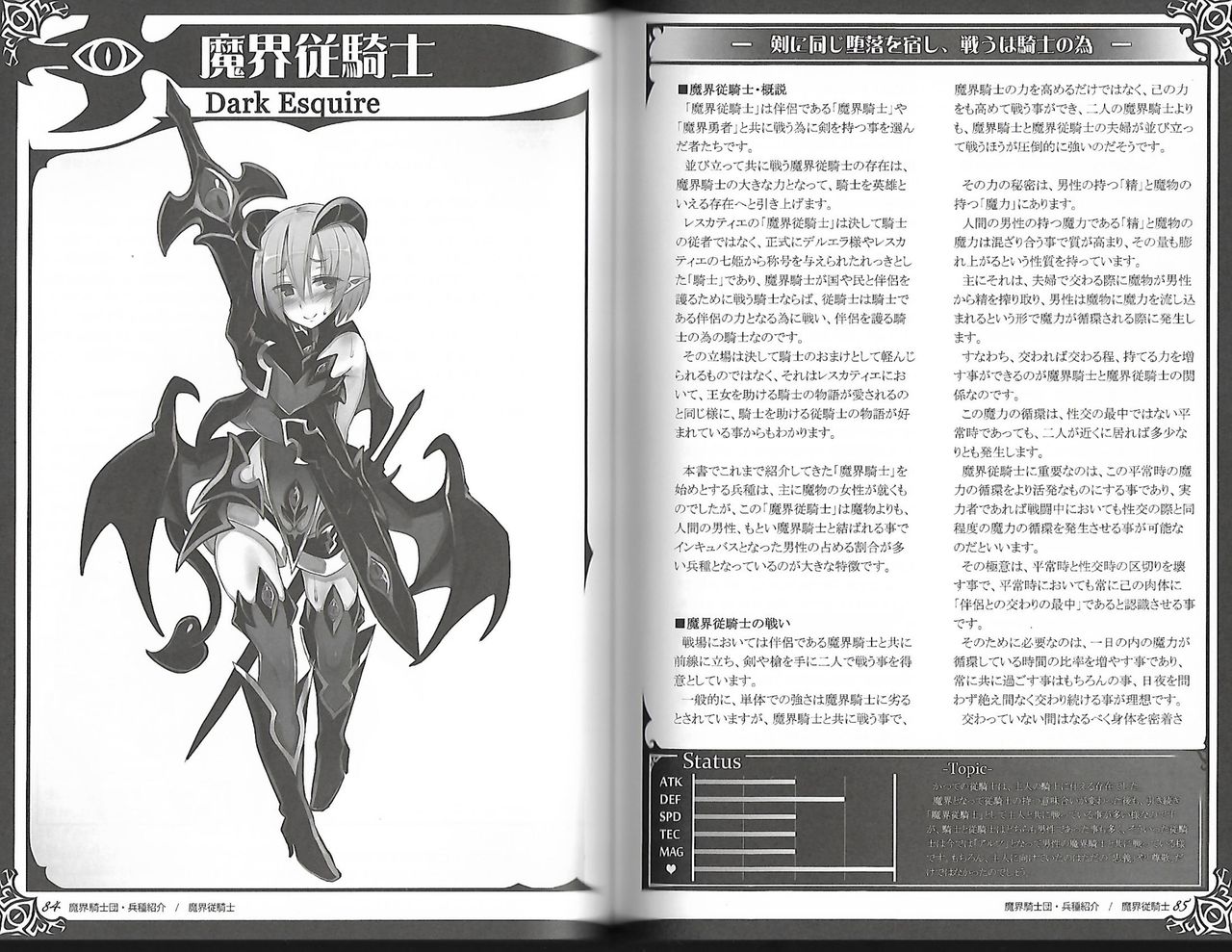 魔物娘図鑑ワールドガイド外伝2 サルバリシオン～レスカティエの魔界騎士たち～ - Page 46