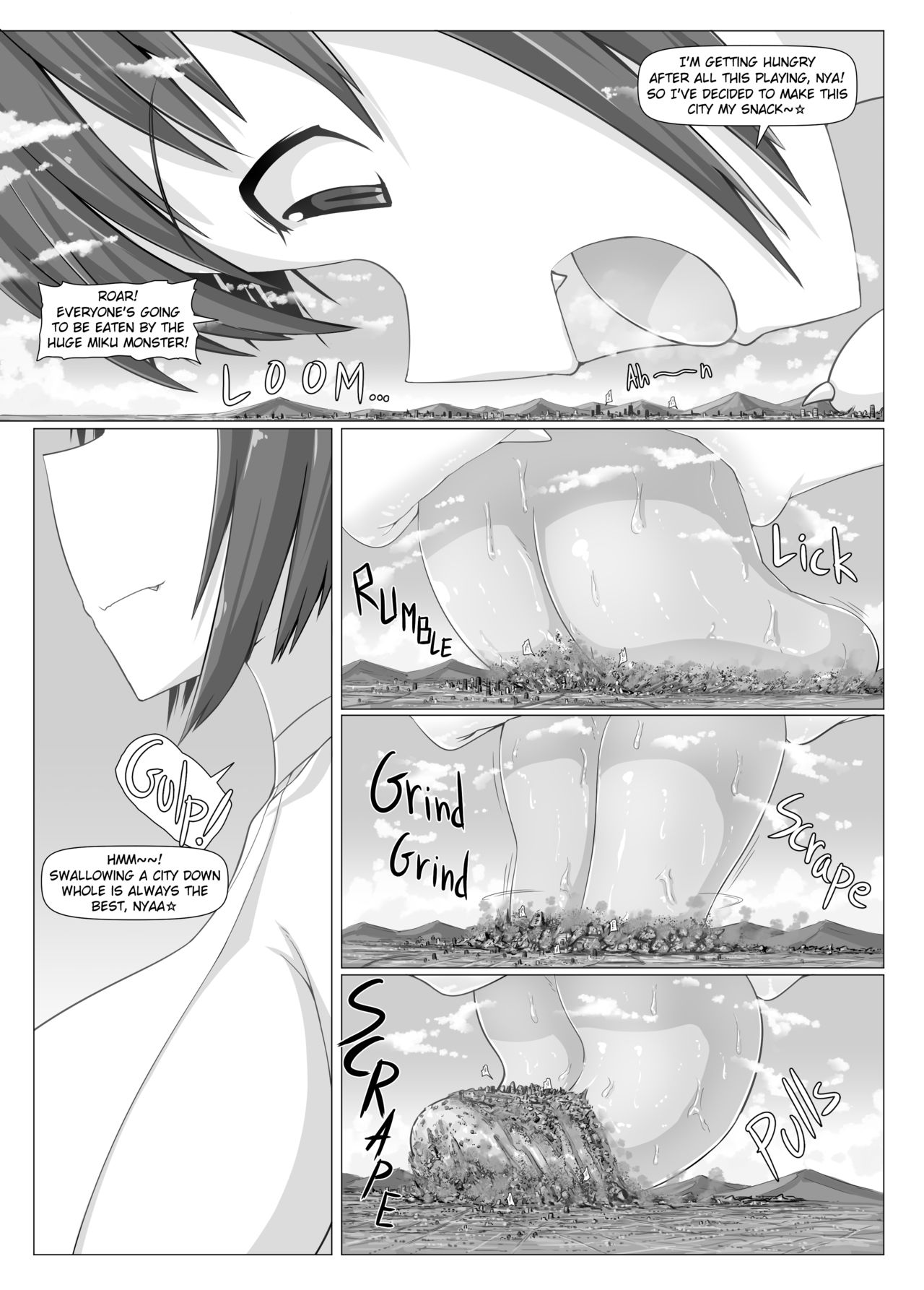 Gigantic Miku-san - Page 5