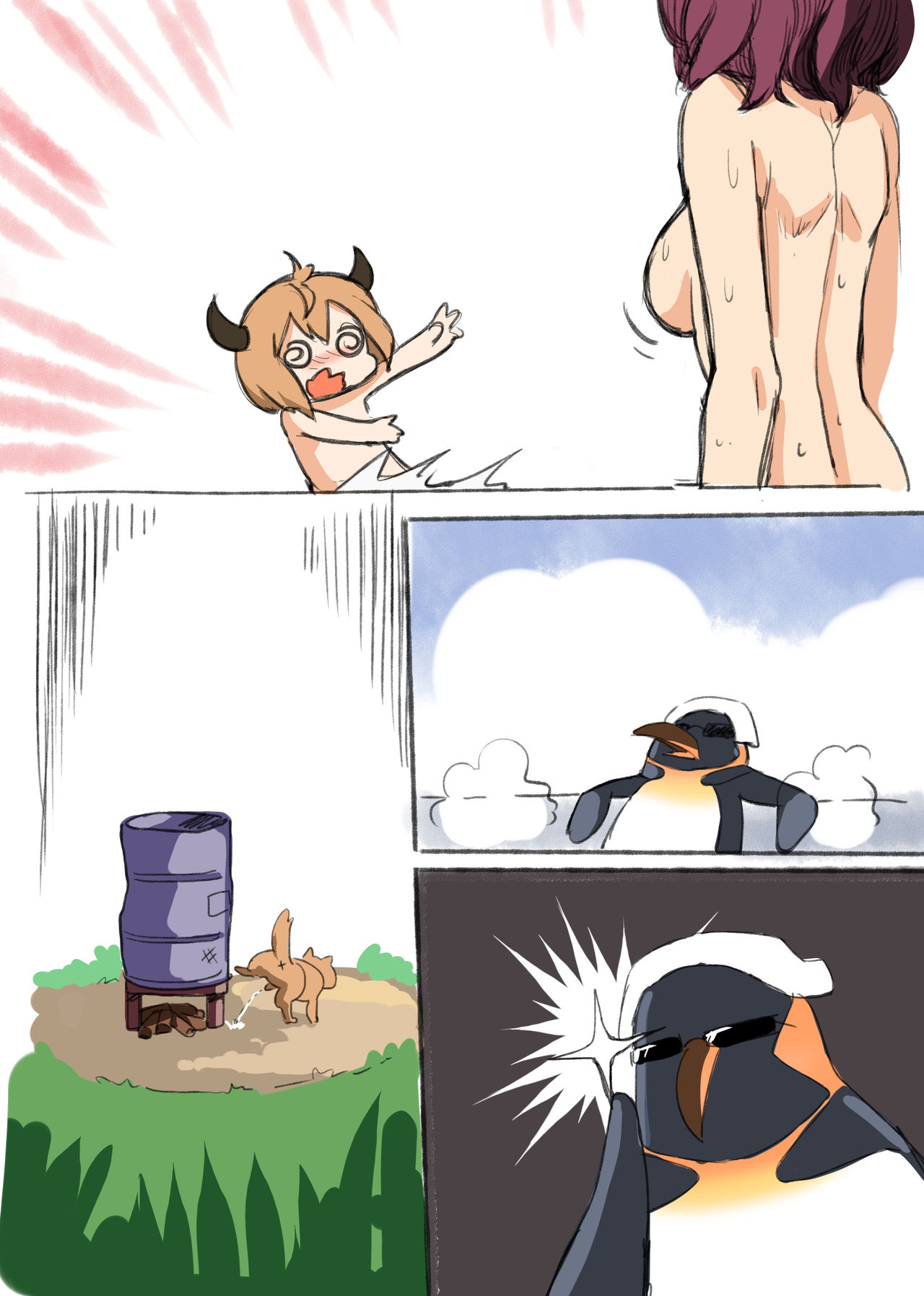 Doki Doki Penguin Bathroom Extras - Page 42