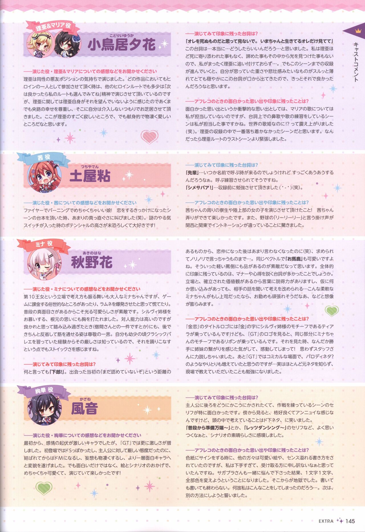 金色ラブリッチェ&金色ラブリッチェ -Golden Time-ビジュアルファンブック - Page 142